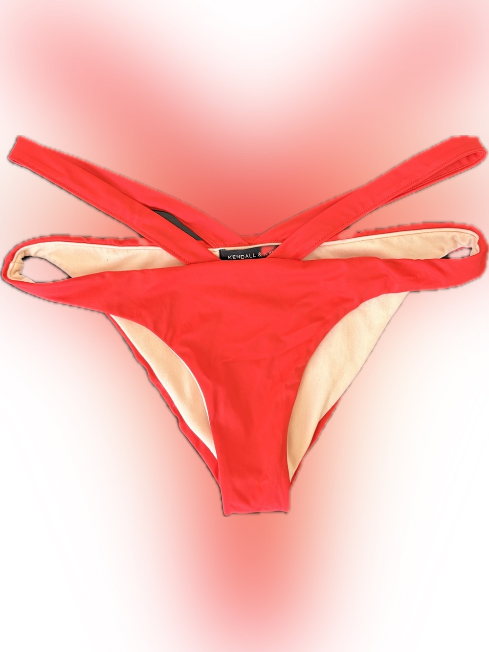 ❤️ Kendall & Kylie Red Women’s Bikini Bottom ❤️